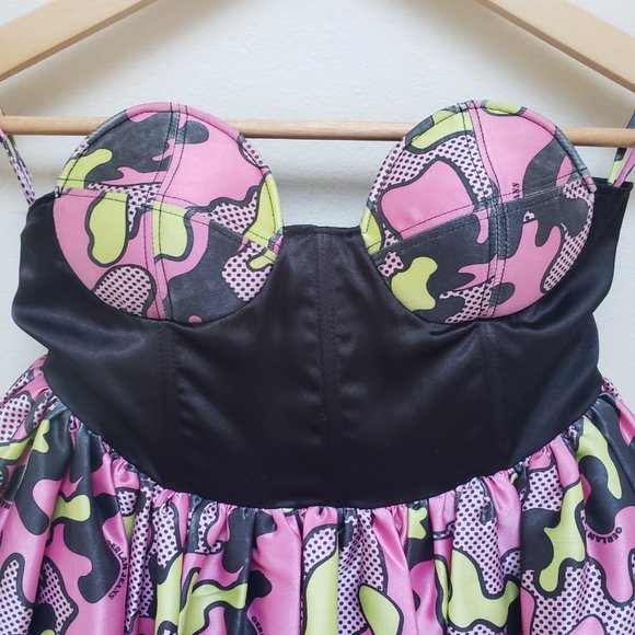 Gerlan Jeans x Minnie Mouse Disney RARE Runway Capsule Collection Mini Dress - Picture 8 of 14